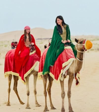 camel ride abu dhabi evening safari